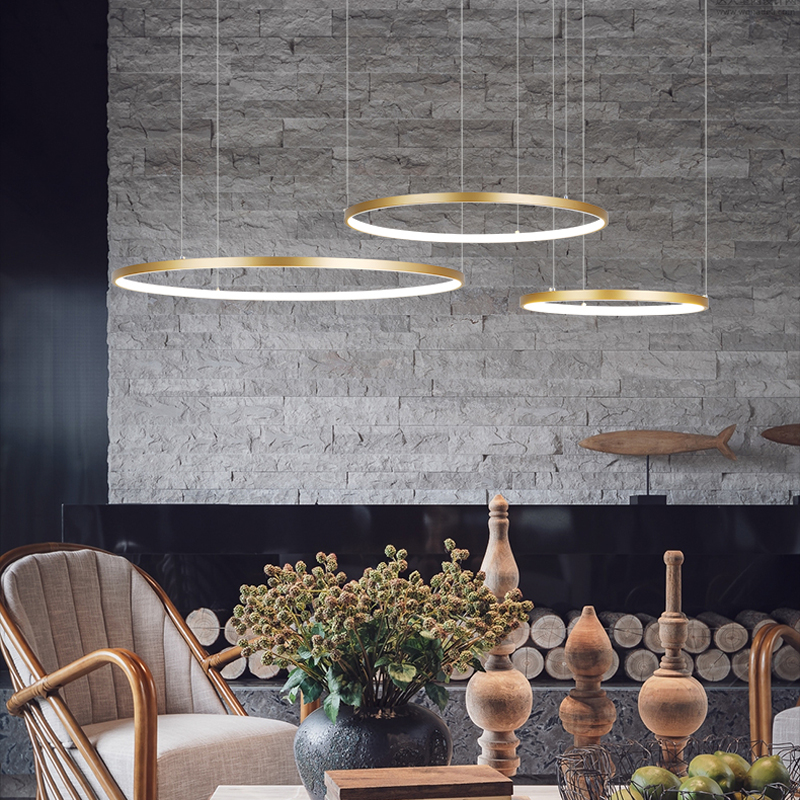 Interior Design Hall - Nordic Modern Led Chandelier Dining Room