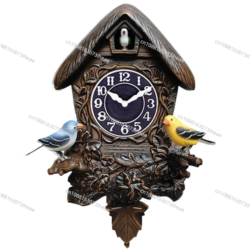 Interior Design Home Decor - Cuckoo Wall Clock Silent Clocks Creative