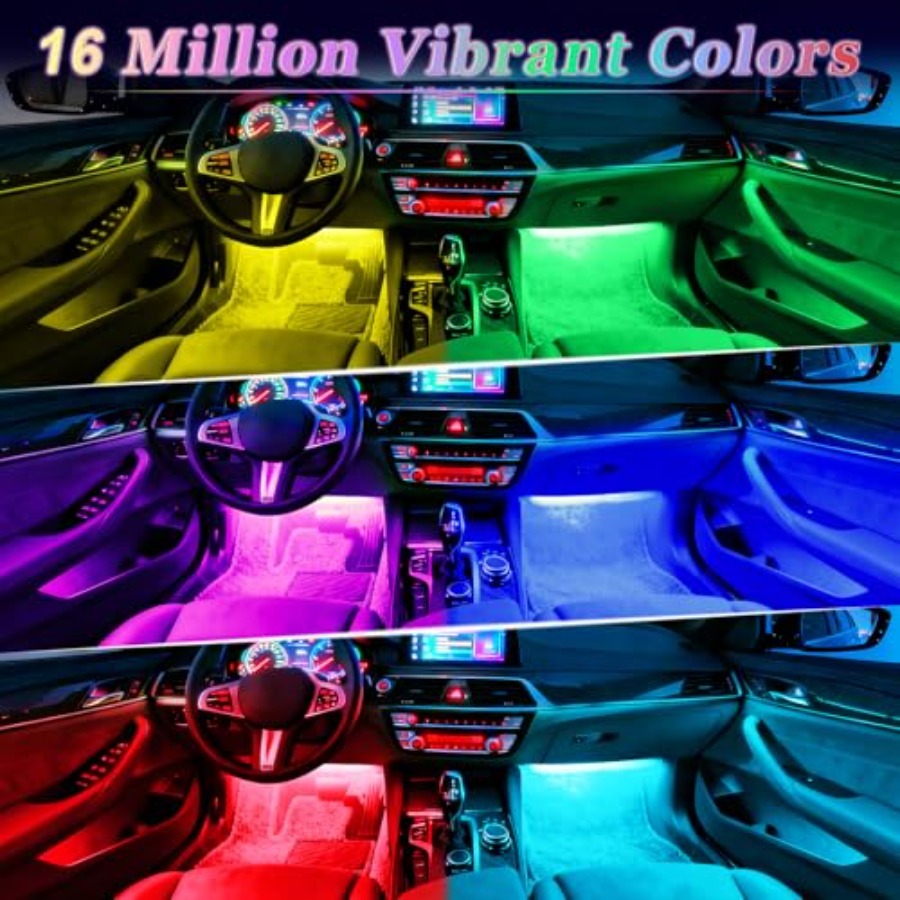 Smart Car Interior LED Lights  - مراجعة Interior Design Remote وسعره