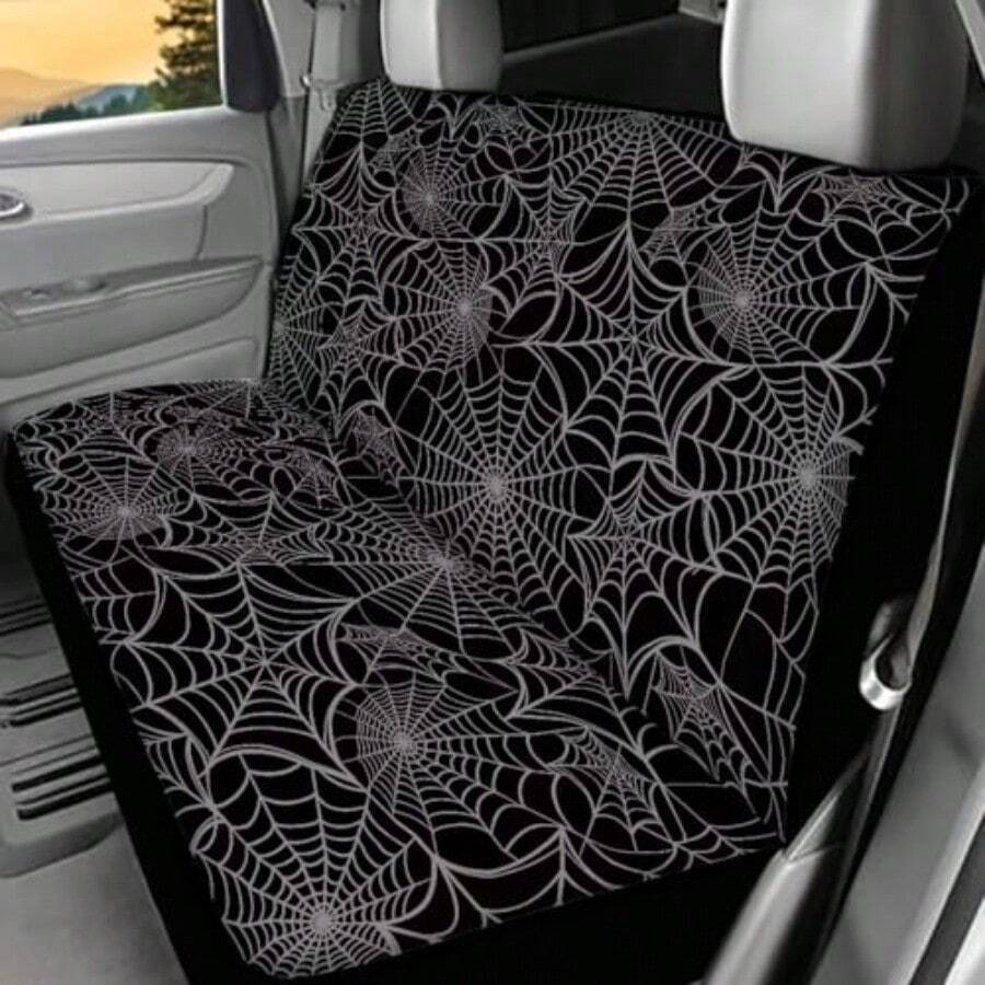 Black Spider Web Print Car Sea - مراجعة Interior Design Web Free وسعره