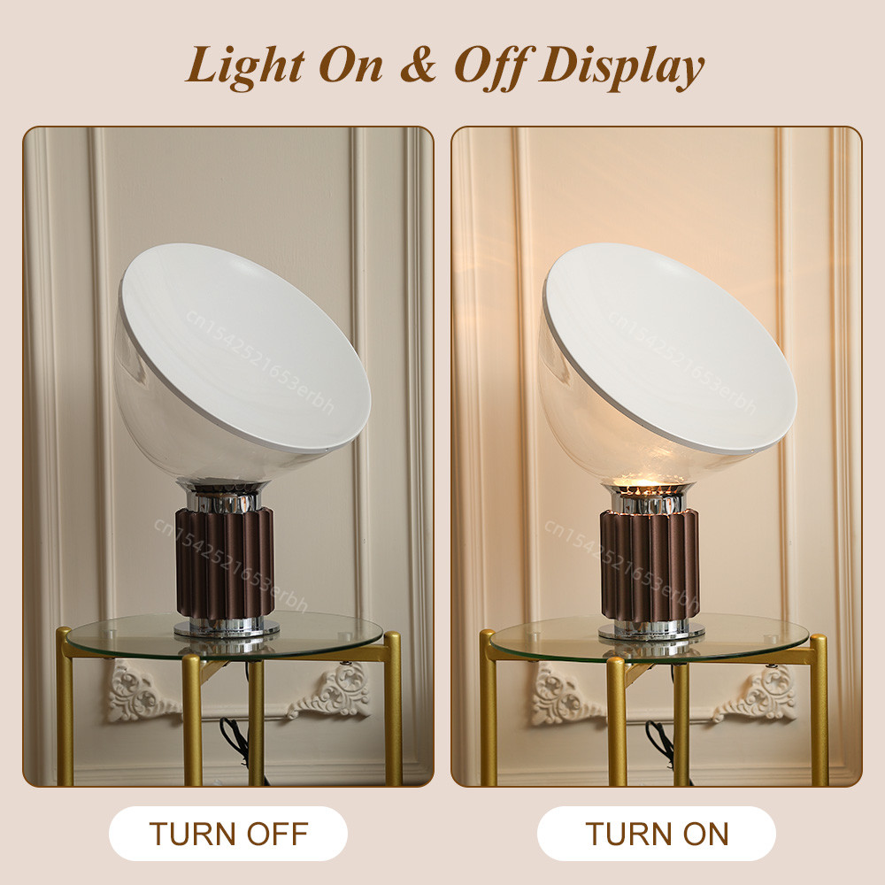 Modern Glass Table Lamp Metal  - مراجعة Interior Design Remote وسعره