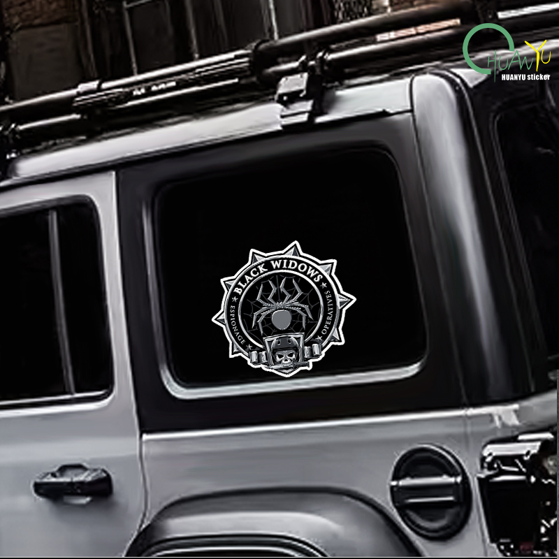 Black Widows Wallstickers Skul - مراجعة Interior Design Home Decor وسعره