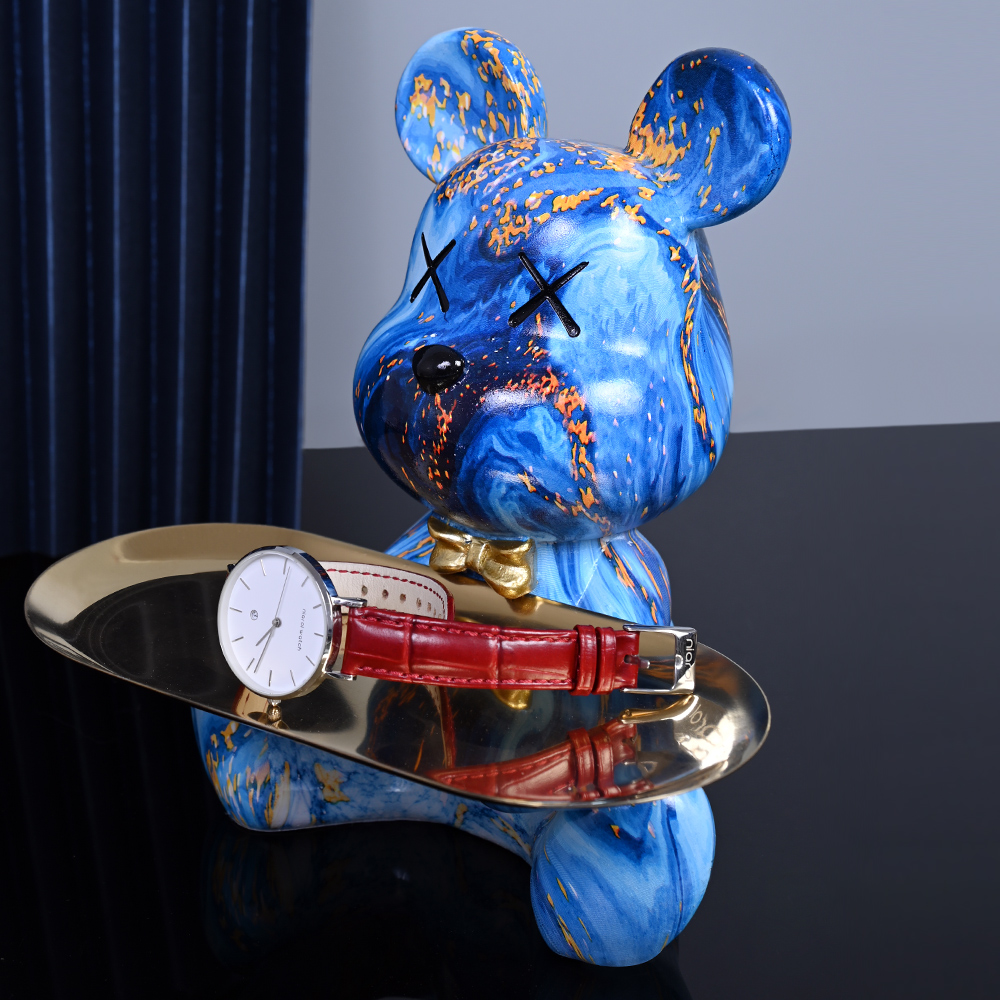 Colorful Bear Statues and Scul - مراجعة Interior Design Home Decor وسعره
