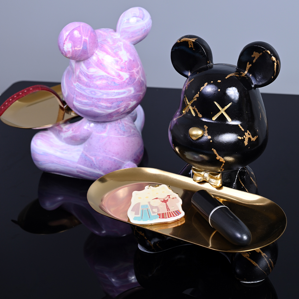 Colorful Bear Statues and Scul - مراجعة Interior Design Home Decor وسعره