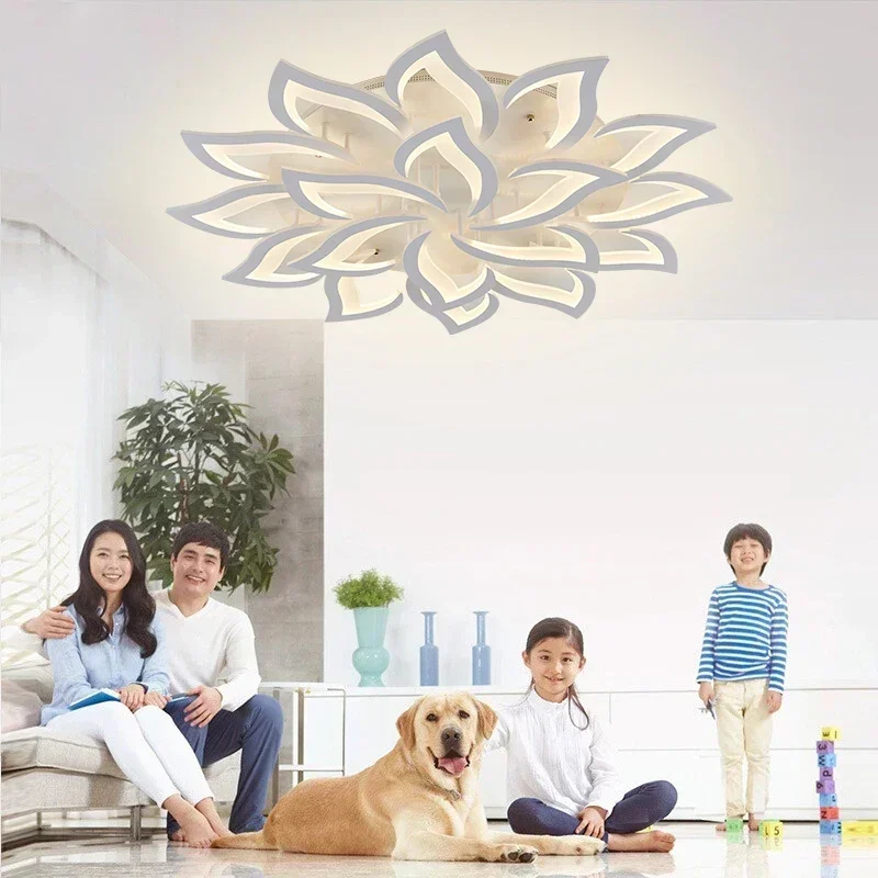 Designer LED Petal Chandelier  - مراجعة Interior Design Remote وسعره
