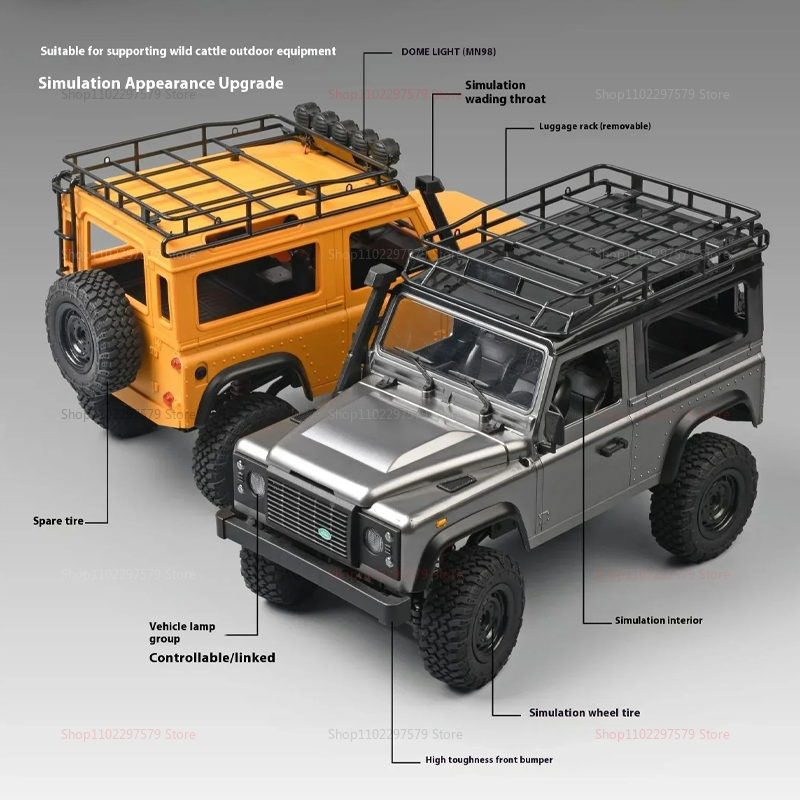 MN98 MN99S 1:12 4WD RC Rock Cr - مراجعة Interior Design Remote وسعره