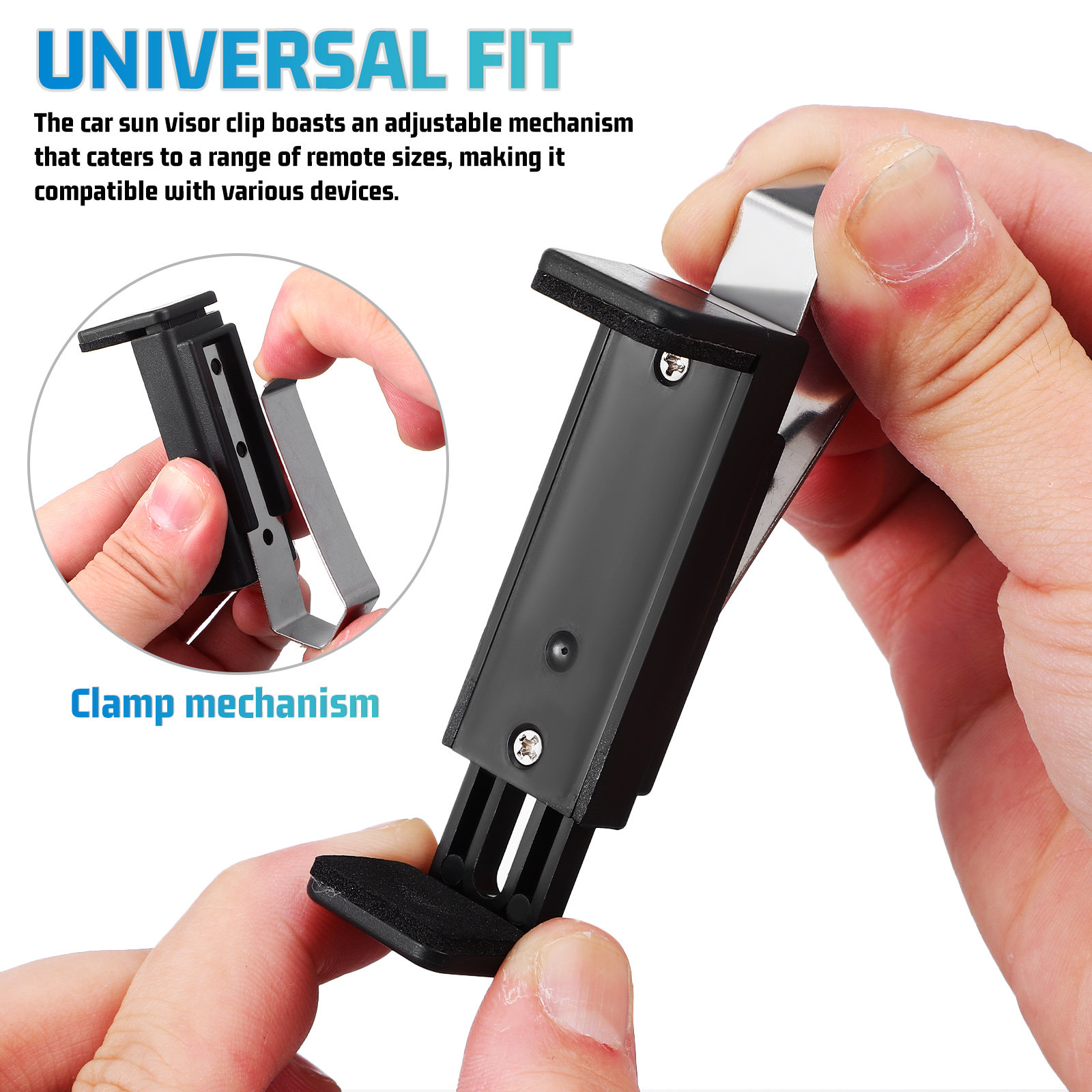 2Pcs Remote Visor Clip for Gar - مراجعة Interior Design Remote وسعره