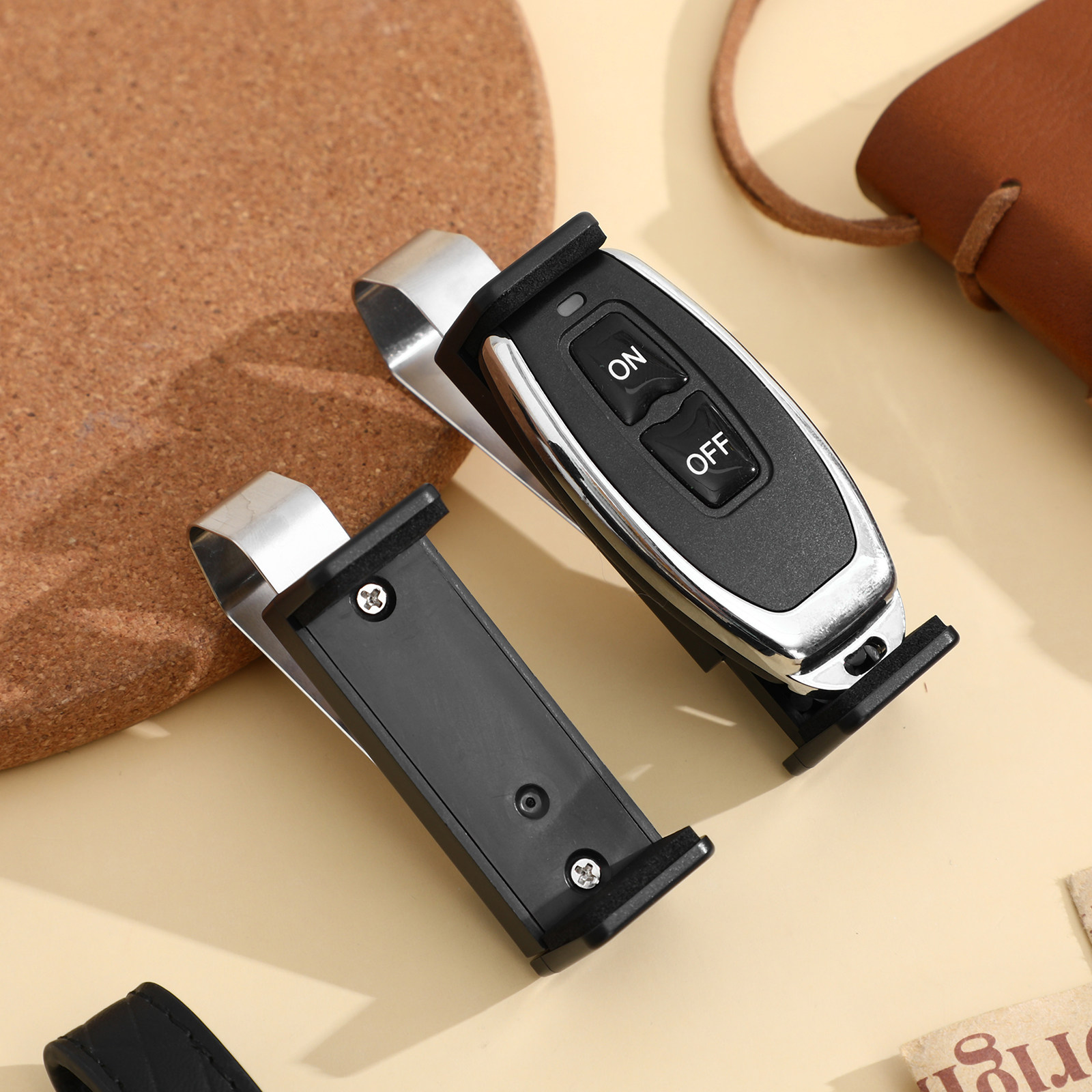 2Pcs Remote Visor Clip for Gar - مراجعة Interior Design Remote وسعره