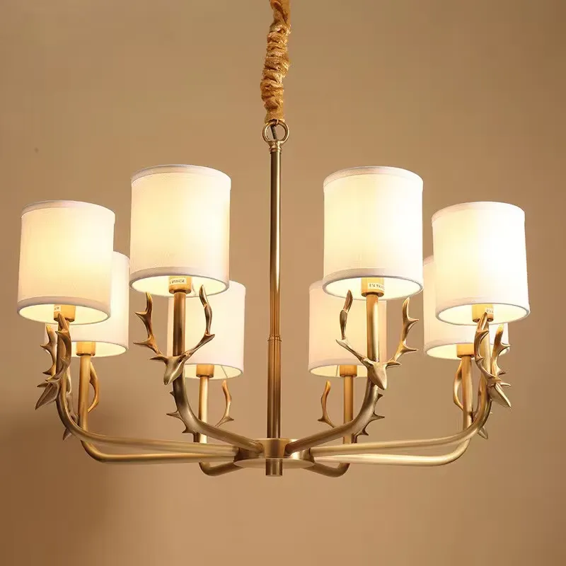 Copper Chandelier for Living R - مراجعة Interior Design Hall وسعره
