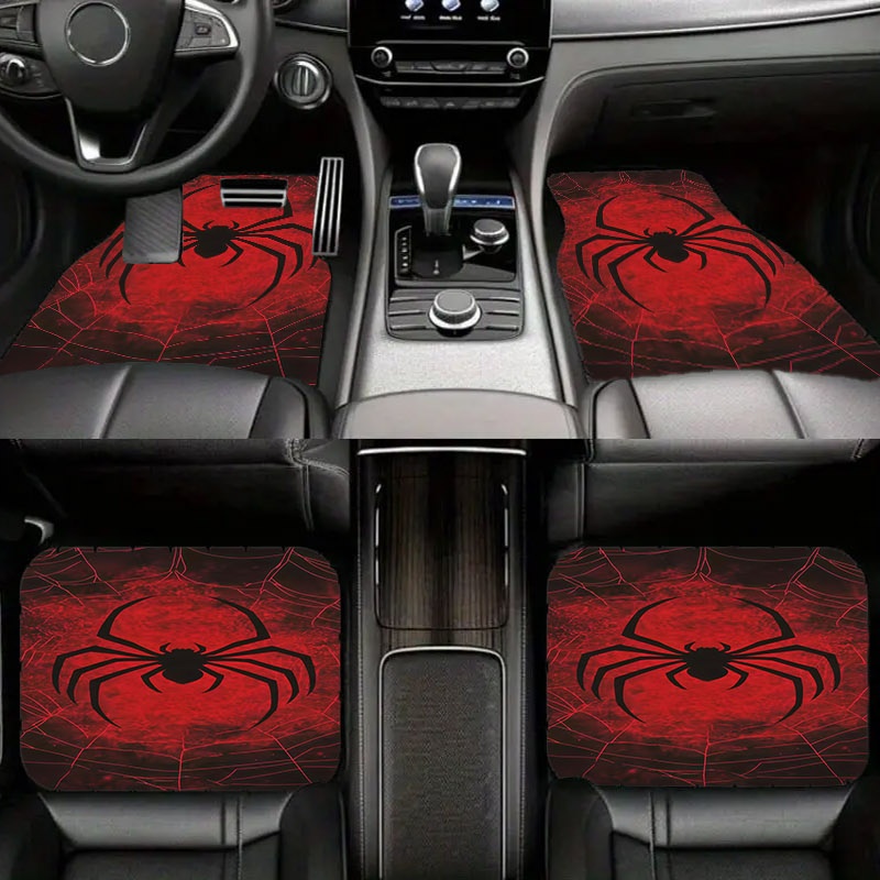 5pcs Car Floor Mats, Black Spi - مراجعة Interior Design Web Free وسعره