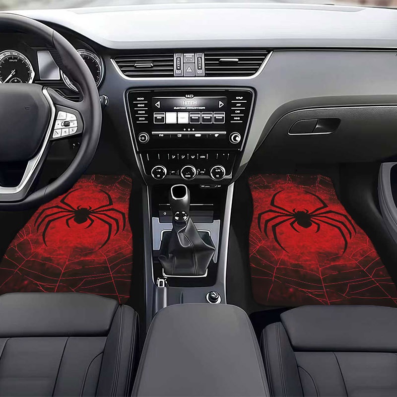5pcs Car Floor Mats, Black Spi - مراجعة Interior Design Web Free وسعره