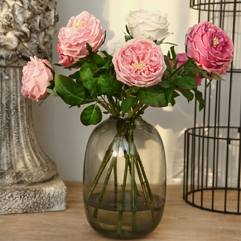 45cm Artificial Flower Austin  - مراجعة Interior Design Home Decor وسعره