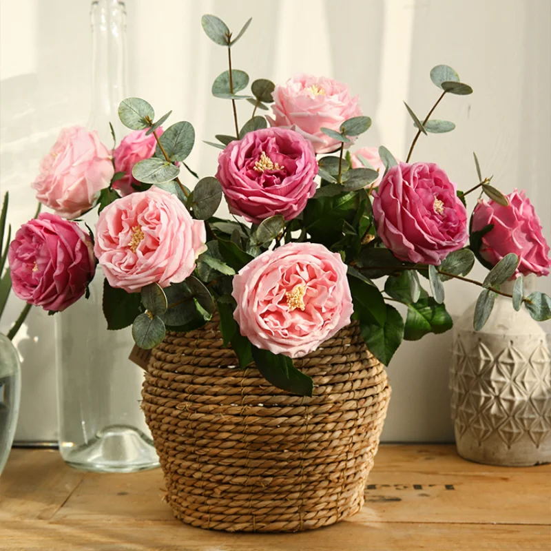 45cm Artificial Flower Austin  - مراجعة Interior Design Home Decor وسعره