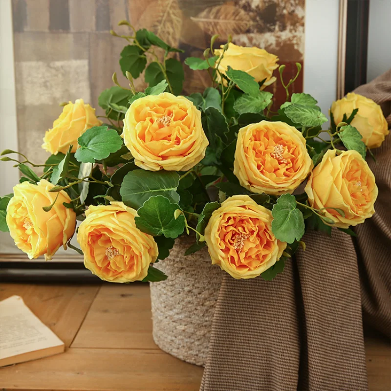 45cm Artificial Flower Austin  - مراجعة Interior Design Home Decor وسعره
