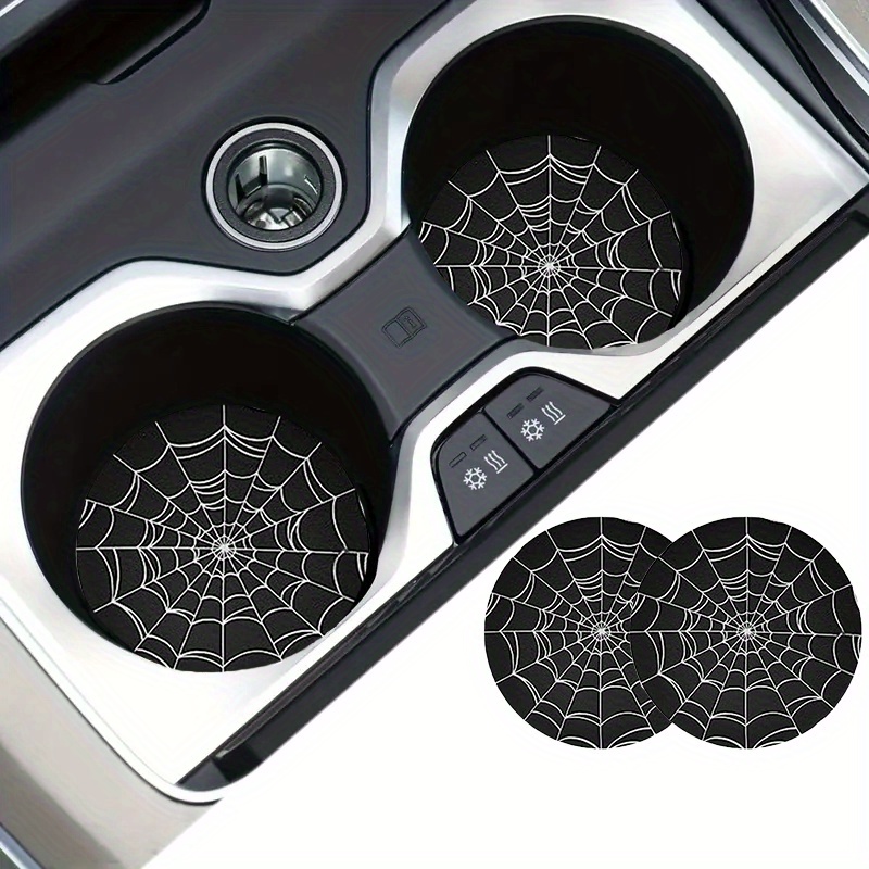 2pcs Spider Web Design Car Cup - مراجعة Interior Design Web Free وسعره