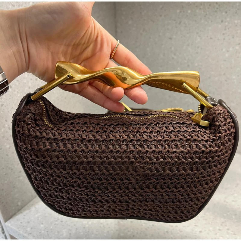 Gold Handle Brand Handwoven Ha - مراجعة Interior Design High End وسعره