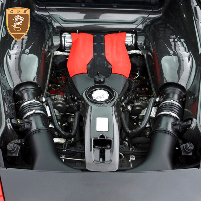 4pcs Dry Carbon Fiber Auto Eng - مراجعة Interior Design Intern وسعره