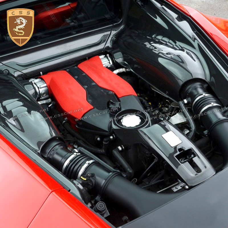 4pcs Dry Carbon Fiber Auto Eng - مراجعة Interior Design Intern وسعره