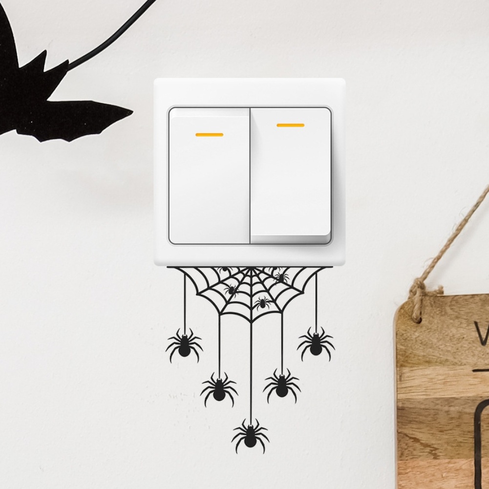 Halloween Web Wall Decal for L - مراجعة Interior Design Web Free وسعره