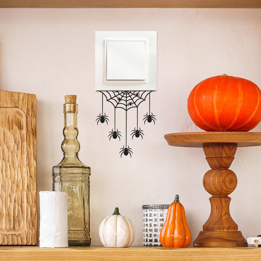 Halloween Web Wall Decal for L - مراجعة Interior Design Web Free وسعره