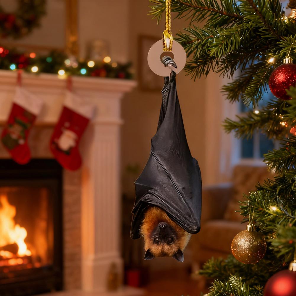 Black Bat Personalized Ornamen - مراجعة Interior Design Home Decor وسعره