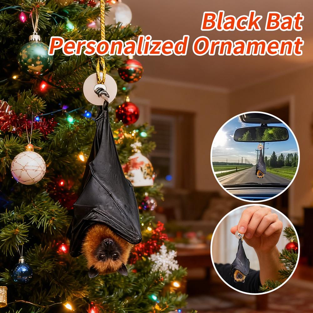 Black Bat Personalized Ornamen - مراجعة Interior Design Home Decor وسعره