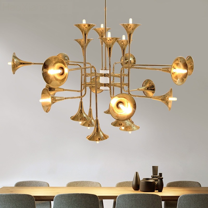 Nordic Trumpet Pendant Lamp fo - مراجعة Interior Design Hall وسعره