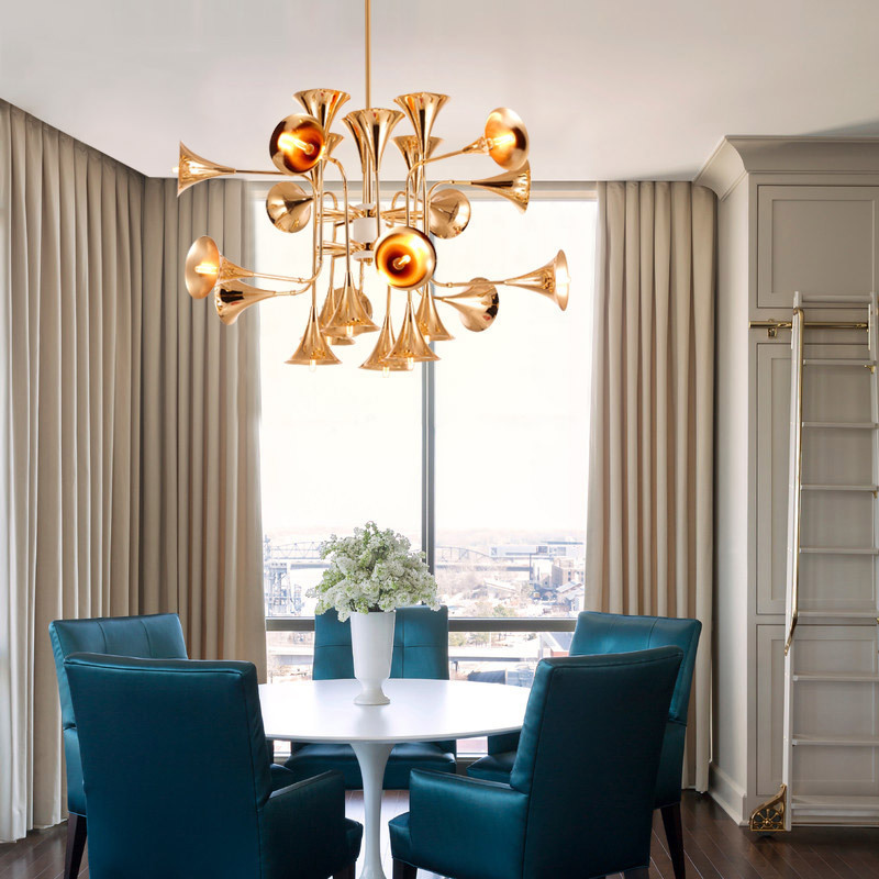 Nordic Trumpet Pendant Lamp fo - مراجعة Interior Design Hall وسعره