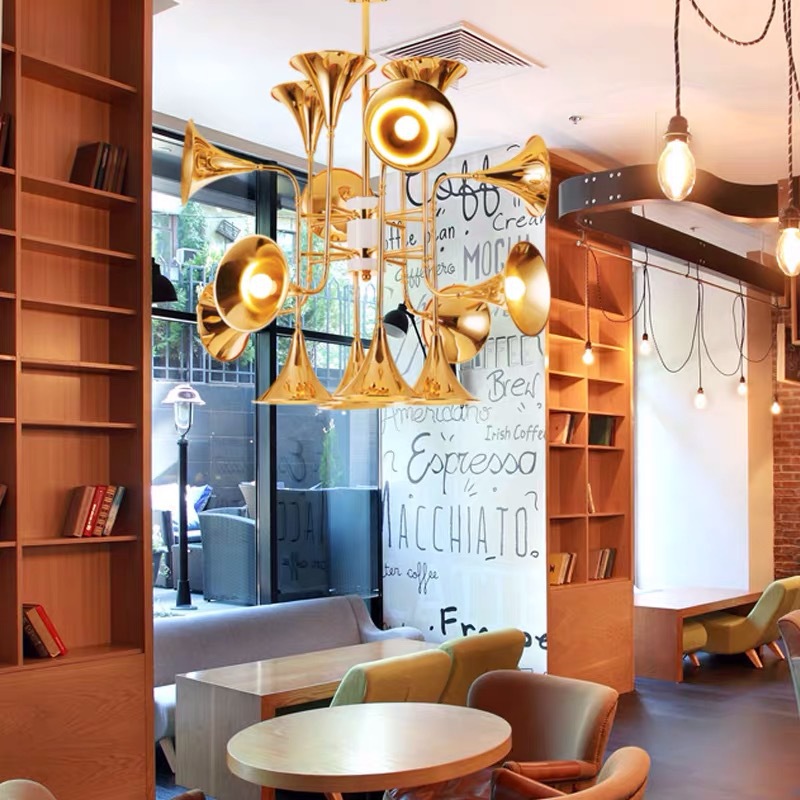Nordic Trumpet Pendant Lamp fo - مراجعة Interior Design Hall وسعره