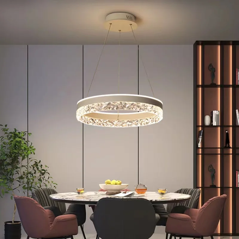Modern Luxury Crystal LED Pend - مراجعة Interior Design Hall وسعره