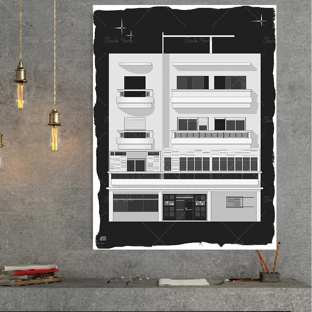 Bauhaus Tel Aviv Print | Moder - مراجعة Interior Design York وسعره