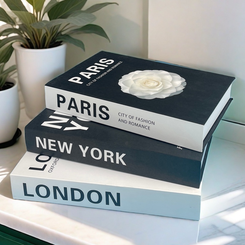 Luxury Fake Book Storage Box P - مراجعة Interior Design York وسعره